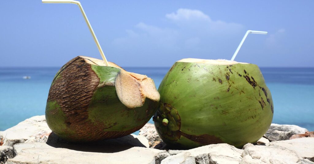 coconut water
