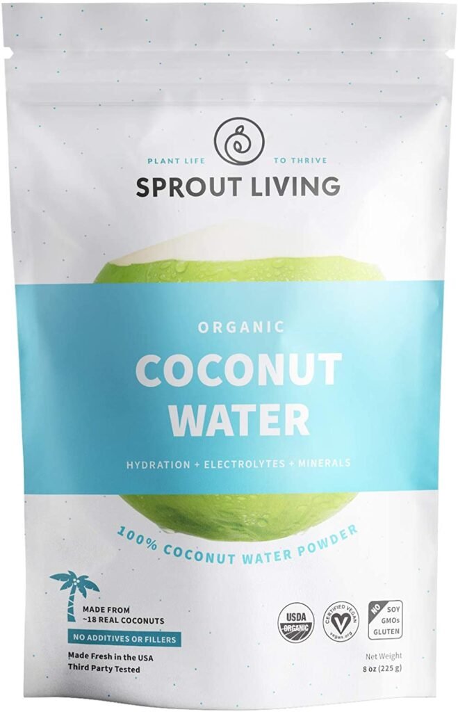 sprout living organic coconut water powder